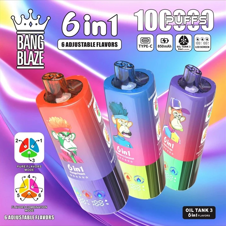 Bang Blaze 6in1 100K Puffs factory