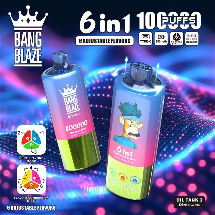 Bang Blaze 6in1 100K Puffs price